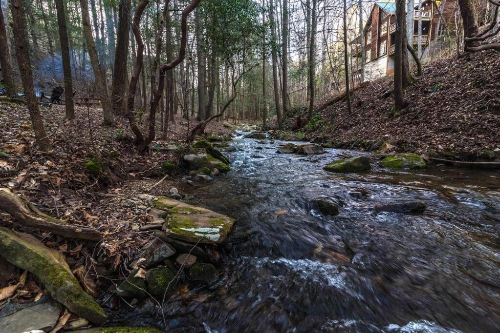 Private Creekside Cabin+Hot Tub,Pool Table, & Pets 엘리제이 외부 사진
